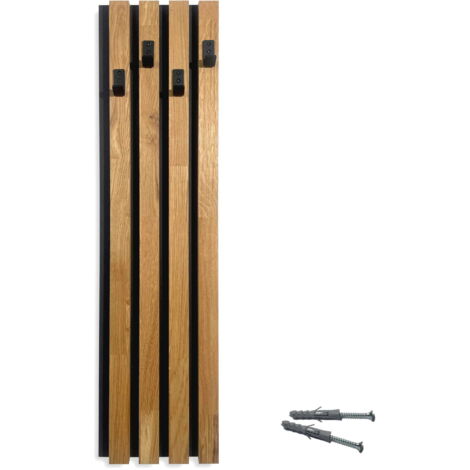 Appendiabiti in legno Slats 98cm modulo 24cm