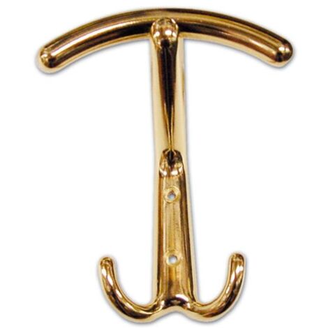 Appendiabiti in Zama Art 2393 Oro Lucido misura 115x100 mm