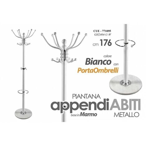 Paniate - Foppapedretti Myhome Stand-Up Piantana Appendiabiti Pieghevole  Noce e Alluminio per Ingresso, Soggiorno, Camera