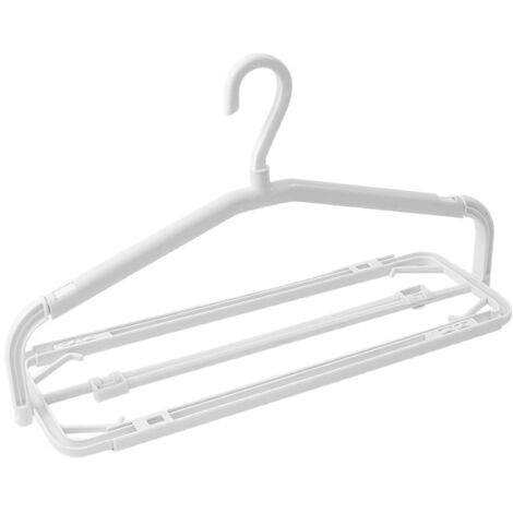 Appendiabiti pieghevole con lunghezza regolabile - Soluzione di stoccaggio per asciugamani, pantaloni, casa, dormitorio