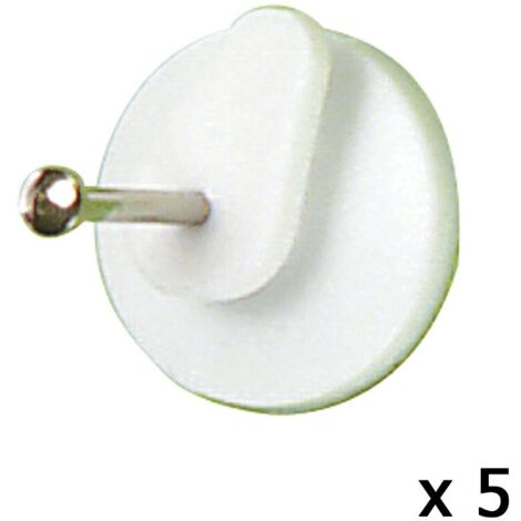 Appendiabiti Rotondo Grande (Blister 5 unità) Chiodo