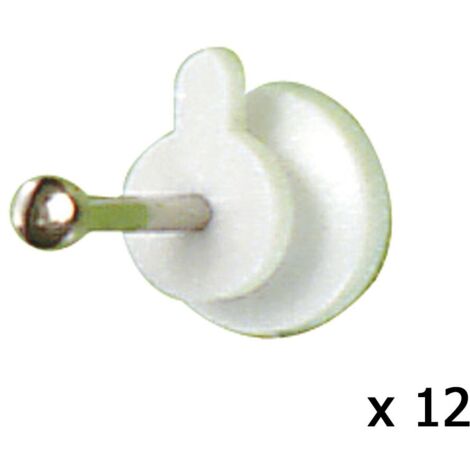 Appendiabiti rotondo piccolo (Blister 12 unità) Chiodo