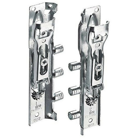 Hettich Appendiabiti da porta acciaio inox 6 ganci