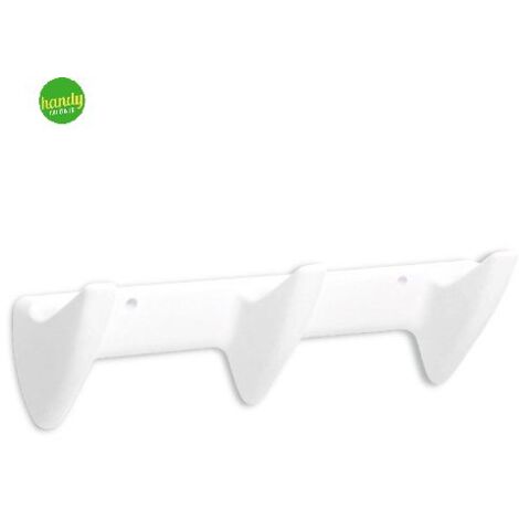 Appendiabiti easy hanstik adesivo 25x40mm bianco (2 unità)