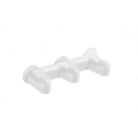 Appendiabiti triplo portasalviette asciugamani junior 8028 ventose viti - gedy