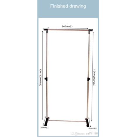Appendices Seulement Telescopiques De Base 64 X 28 X 73/130 Cm