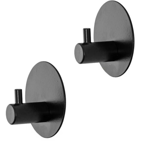 Appendini portasciugamani in acciaio nero opaco Metal