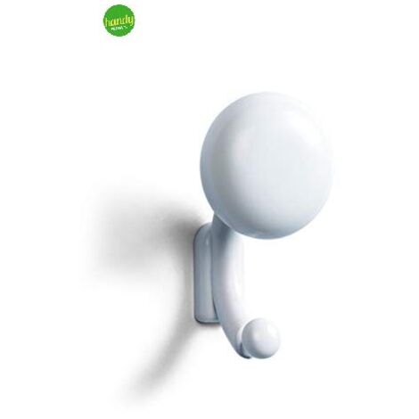 Appendino ball Bolis Italia in plastica colore bianco