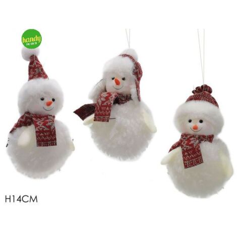 Appendino natalizio pupazzo di neve general trade h14 cm