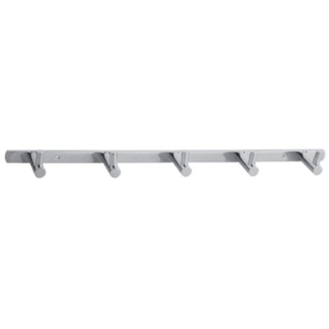 Appendino porta accappatoio bagno 5 ganci in Ottone Cromato, ''HOOK-004''
