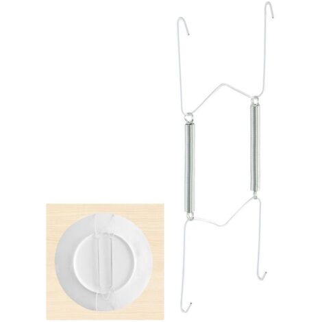 Appendini Per Piatti GREENADSCAPE Set Di 4 Ganci Appendi Piatti Da Parete Invisibili - Supporti Per Esposizione Di Piatti Decorativi Con Rivestimento Dorato E Ganci Da Parete - Perfetti Per La Casa