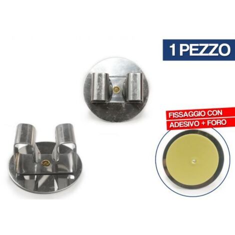 APPENDISCOPE ACCIAIO INOX 1 POSTO