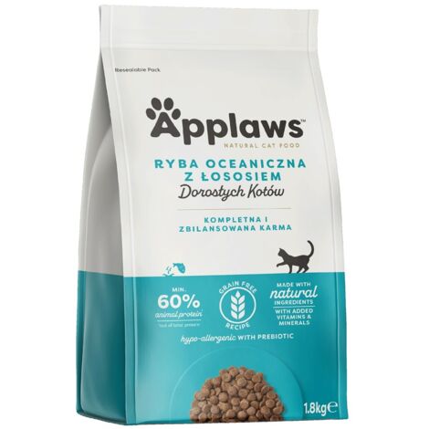 APPLAWS Adult Ocean Fish au saumon - croquettes pour chat - 1,8 kg