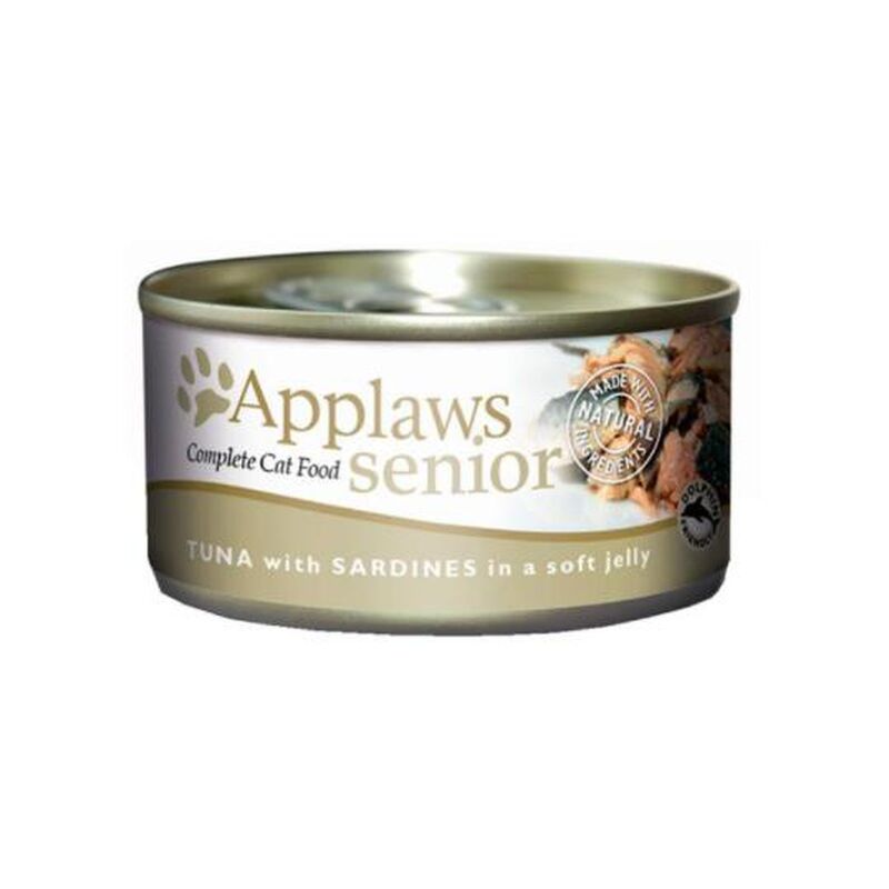 

Cat Senior Lata 70g Atún y Sardina - Applaws