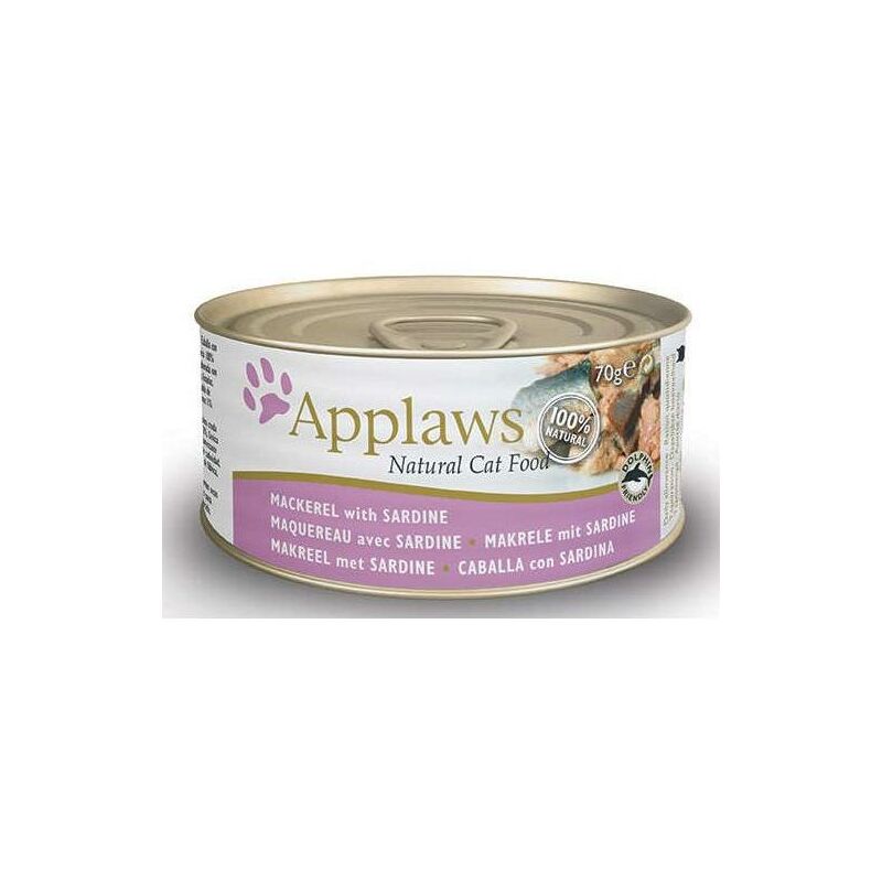 

Applaws Cat Lata 70g Caballa y Sardina