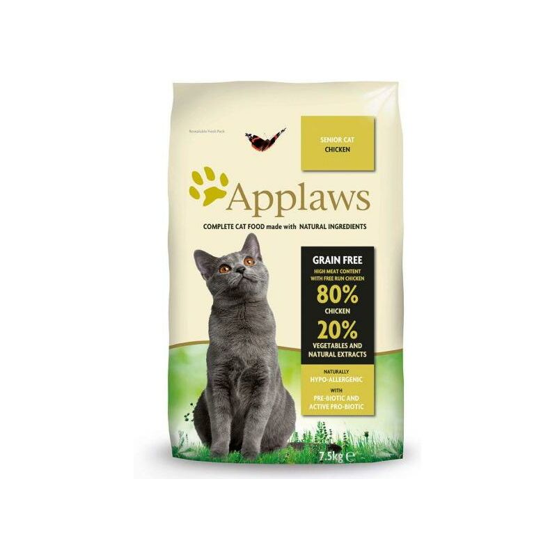 

Cat Dry Senior Pollo 7,5kg - Applaws