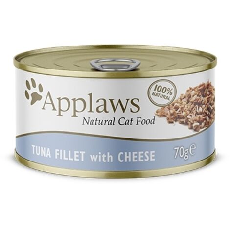Applaws Cat Lata 70g Atún con Queso comida húmeda para gatos natural grain free