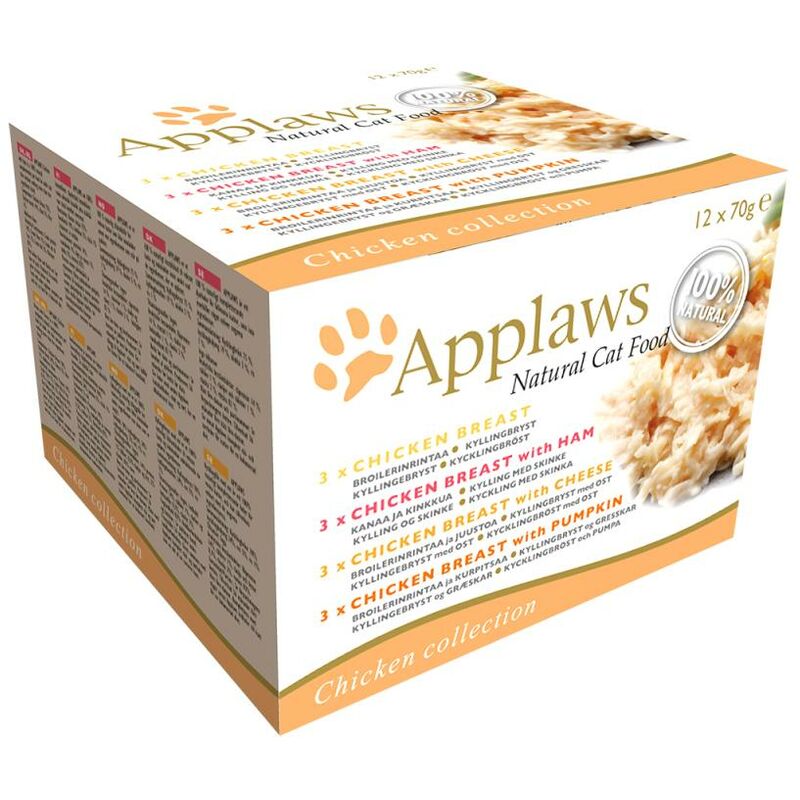 

Cat Lata 70g Pollo Multipack 12x70 - Applaws