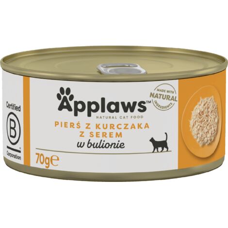 APPLAWS CAT Pechuga de pollo y queso 70 g