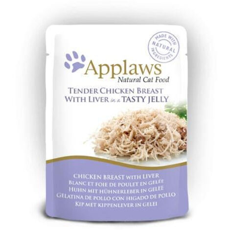 Applaws Cat Pouch - Hígado de pechuga de pollo en gelatina (70 g)