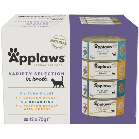 APPLAWS CAT SELECCIÓN SUPREMA Mezcla de sabores 12x70g