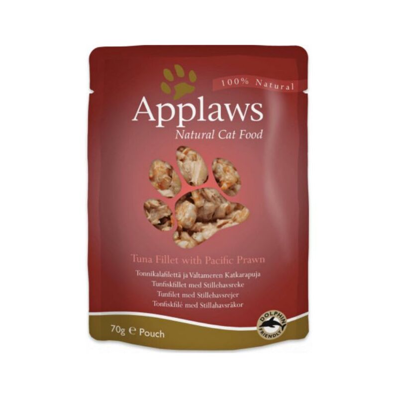 

Applaws Cat Sobre 70g Atún y Gambas del Pacífico