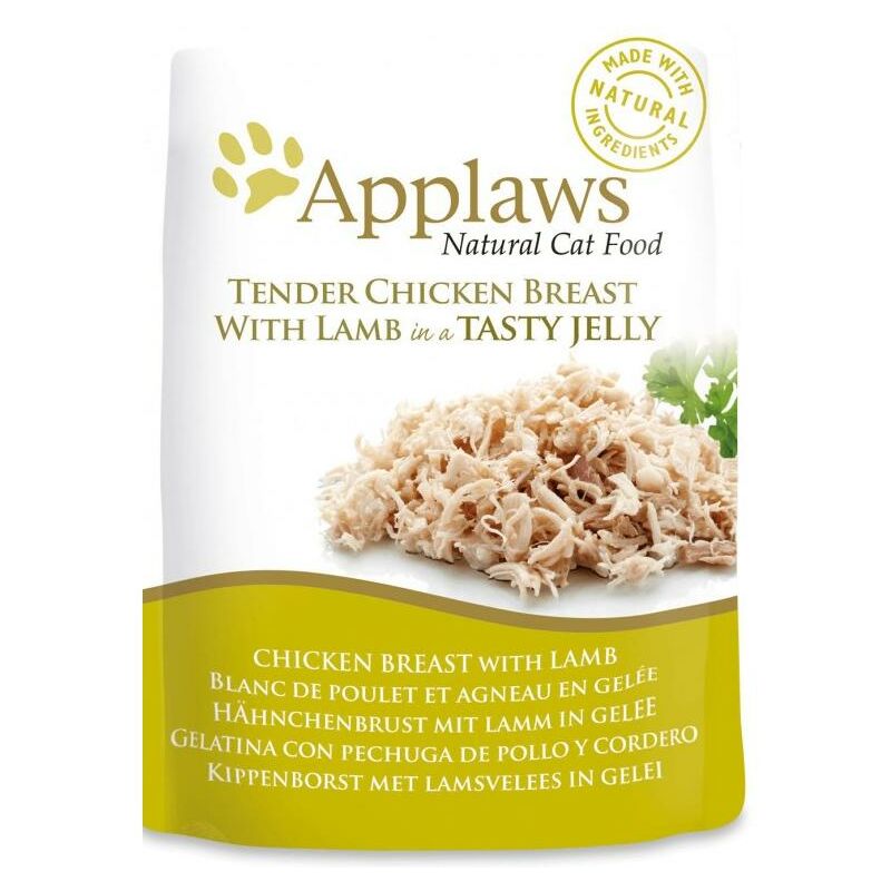 

Cat Sobre 70g Pollo y Cordero en Gelatina - Applaws