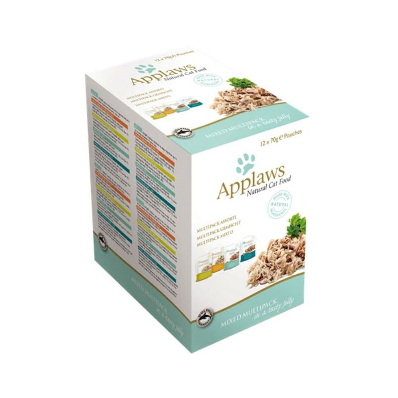 

Applaws Cat Sobre en Gelatina Multipack Mixto 12x70g
