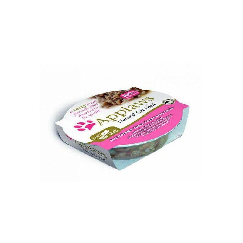 

Cat Tarrina 60g Atún y Cangrejo - Applaws