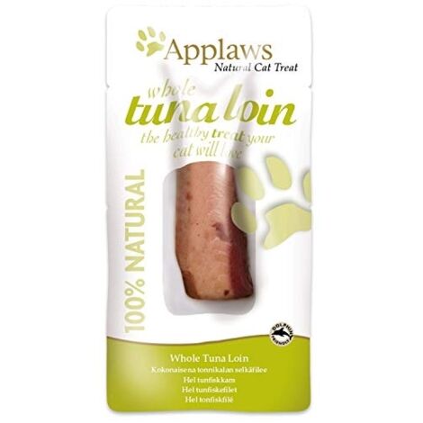 APPLAWS CHAT SNACK THON FILET EN UNE PIÈCE, PACK DE 12 (12 X 30 G)
