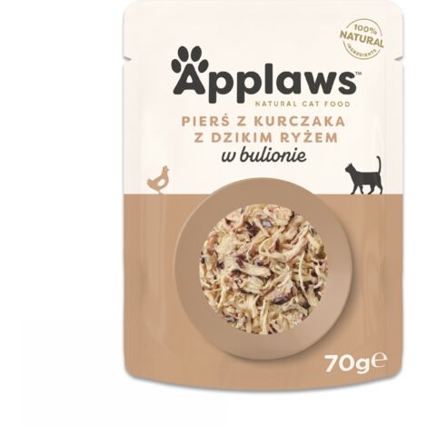 Applaws Frischebeutel Hühnchenbrust & Wildreis 70g
