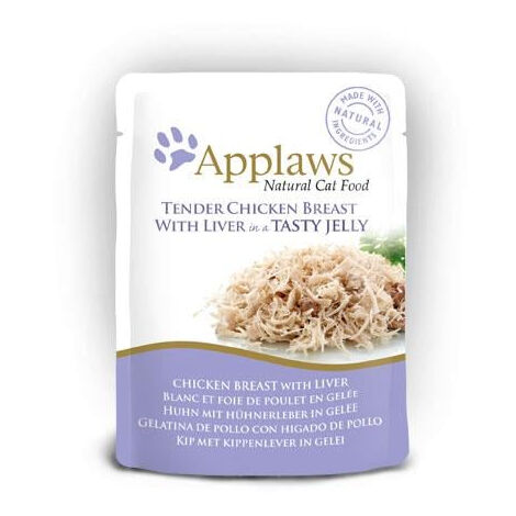 APPLAWS GÉLATINE DE POULET AVEC FOIE DE POULET POUR CHATS 70G 178-251