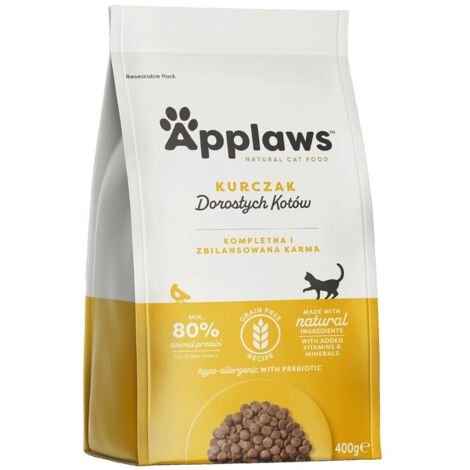 APPLAWS Poulet Adulte - croquettes pour chat - 400 g