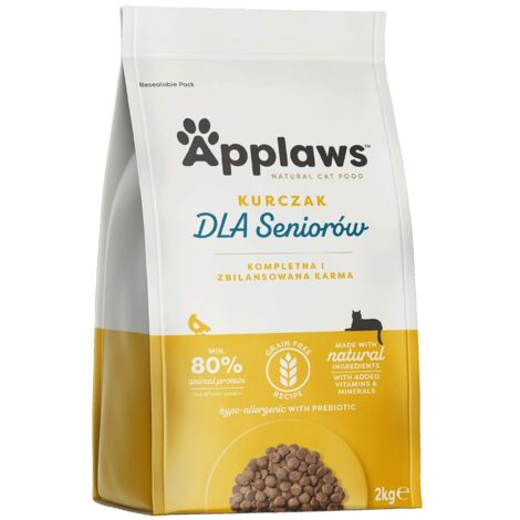 APPLAWS Senior Poulet - croquettes pour chat - 2 kg