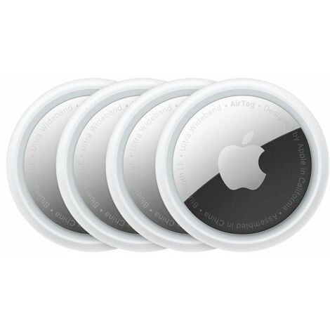 Apple AirTag Bluetooth Plata, Blanco