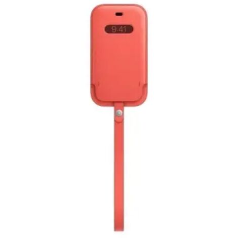 Apple APPLE iPhone 12/12 Pro Leather Sleeve with MagSafe Pink Citrus (MHYA3ZM/A)