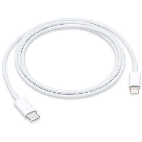 APPLE CABLE BLANCO USB-C A LIGHTNING 1 METRO