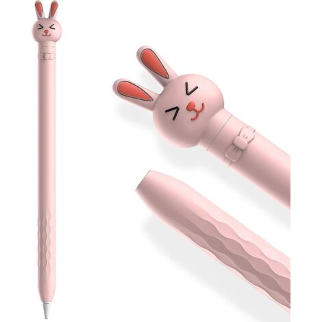 (apple Pencil 1st,lapin)mignon Dessine Coque Pour Apple Pencil 1re Gnration , Silicone Souple Case Cover Accessoires Protection Apple Pencil 1st G