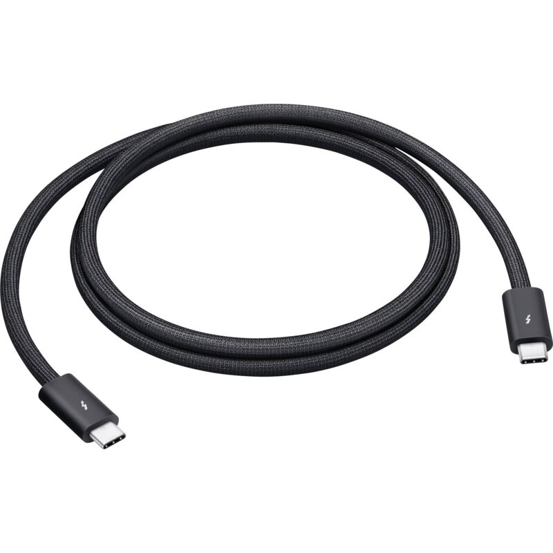 Thunderbolt™ 5 Câble de raccordement [1x Thunderbolt™ 5 - 1x Thunderbolt™ 5] 1 m noir Y120013 - Apple