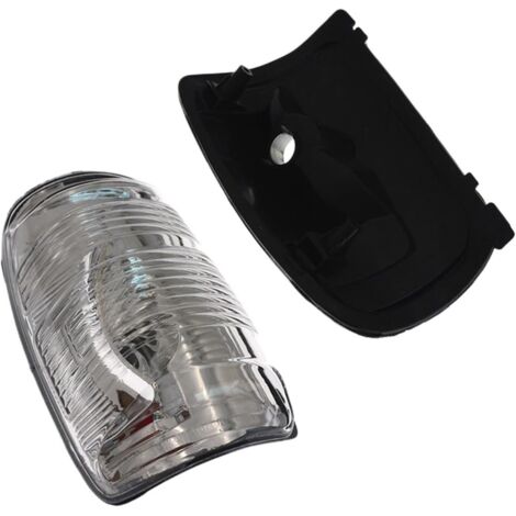 Applicabile 1 paio di lenti per specchietto retrovisore sinistro e destro per Ford Transit Mk8 2014-2019, tappo di copertura per lente della lampada dell'indicatore di direzione (BK3Z-13B375-A)