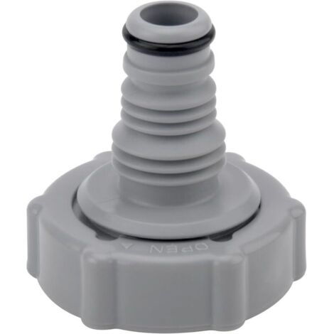 Applicabile alla valvola di scarico P6H1419, all'adattatore per tubo di scarico della piscina, all'adattatore per tubo di scarico e al connettore per valvola di scarico (grigio, diametro 32 mm).
