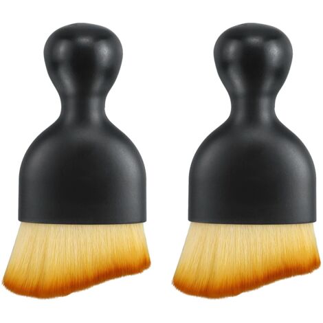 Applicable 2 PièCes Outils De Nettoyage IntéRieur De Voiture, Brosses De DéTail De Voiture, Brosse De Nettoyage De Voiture Douce Pour L'Entretien De La Voiture, DéPoussiéRage, Sortie D'Air Du Tableau