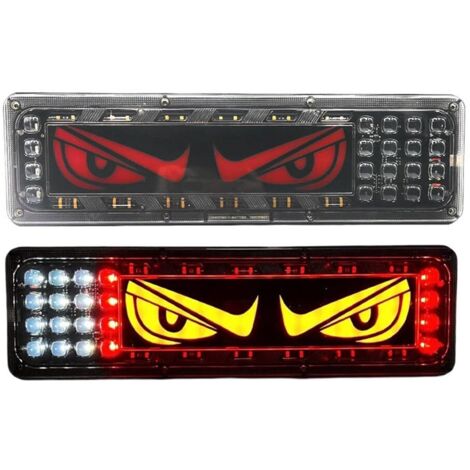Applicable 24V Voiture Remorque Camions Feu Arrière Voiture LED Feu Arrière Clignotant Feux Arrière Étanche Pièces de Feux Arrière