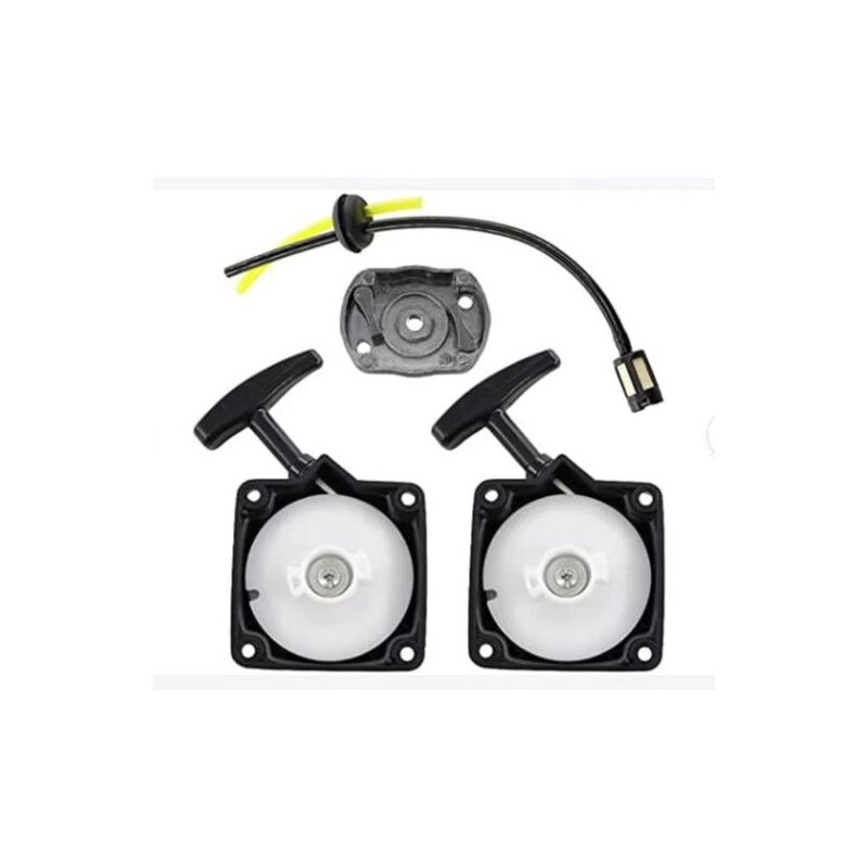 Applicable 2ps Lanceur + Mitnehmerplatte+conduite de carburant pour Débroussailleuse Red Fox Tarus Fuxtec Timbertech BC52, BC520