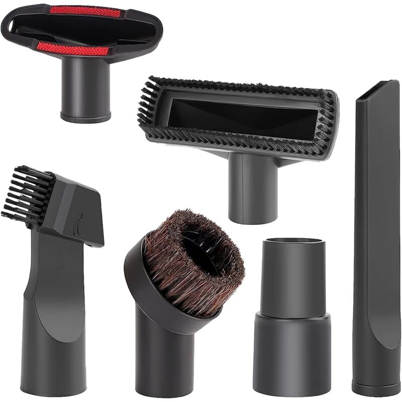 Applicable 6 Pièces Accessoires pour Aspirateur, Embout Aspirateur Universel, Brosse Aspirateur Universel