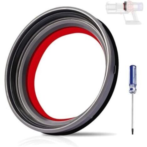 Applicable à Joint d'étanchéité pour Dyson V10, Anneau d'étanchéité Fixe de Rechange pour Dyson V10, Bague d'étanchéité Fixe au Sommet de Poubelle à Poussière pour Dyson V10 SV12 Aspirateur.-Crezuo