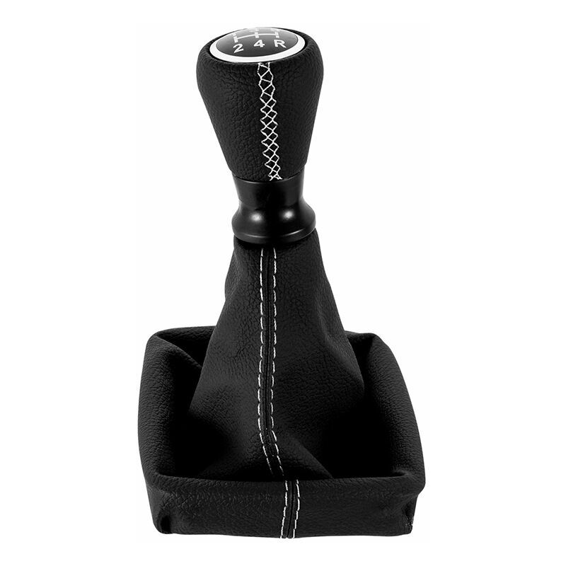 Ensoleille - Applicable à la marque 206 levier de changement de vitesse handball cache anti-poussière, couture en cuir intégré cache anti-poussière