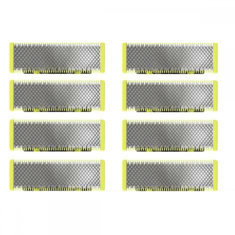 Applicable à   OneBlade  - Lames de rechange, pour rasoir/tondeuse électrique OneBlade, acier inoxydable robuste, taille, stylisation et rasage, lot de 8
