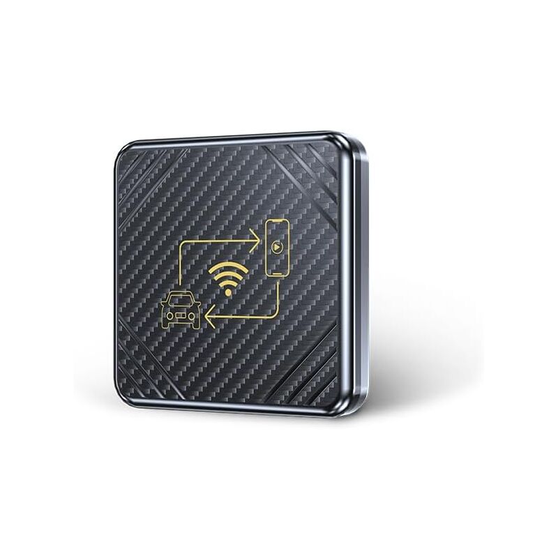 Applicable Adaptateur CarPlay sans Fil pour Apple iPhone et Téléphones Android, Android Auto sans Fil Car Play Voiture avec Câble d'Extension Auto