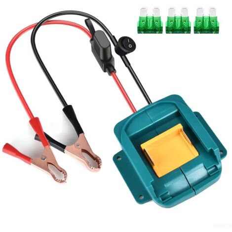 Applicable Adaptateur d'allumage, câble de démarrage de batterie idéal pour batterie au lithium 18 V - Kit d'alimentation rapide et efficace